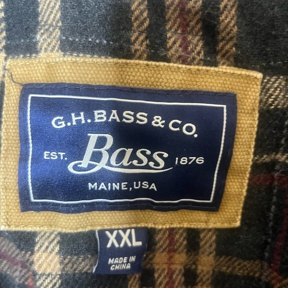 G.H. BASS Tan Flannel Lined Field Jacket - Picture 6 of 8